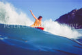 Mark Richards surfing Bells Beach in Victoria in 1979, photographed by Peter Crawford.