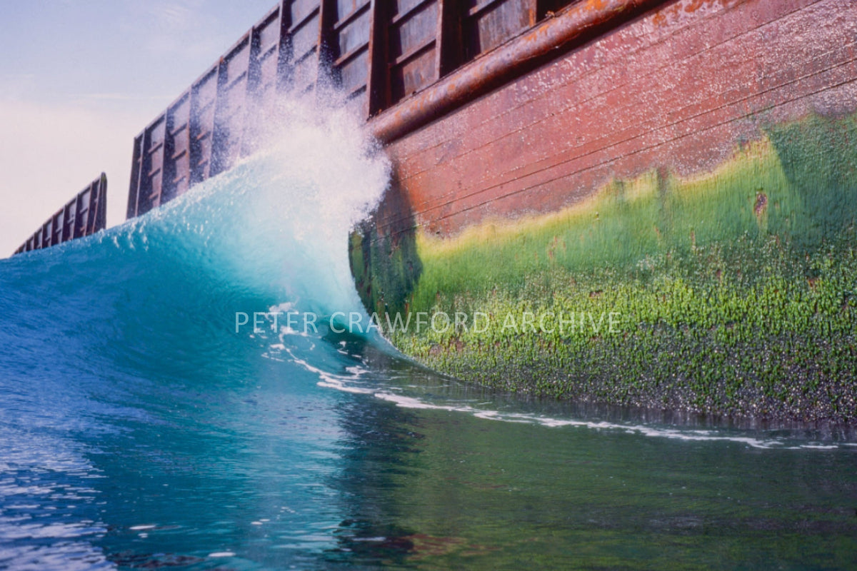Indonesian wreck photographed by Peter Crawford in 1999.