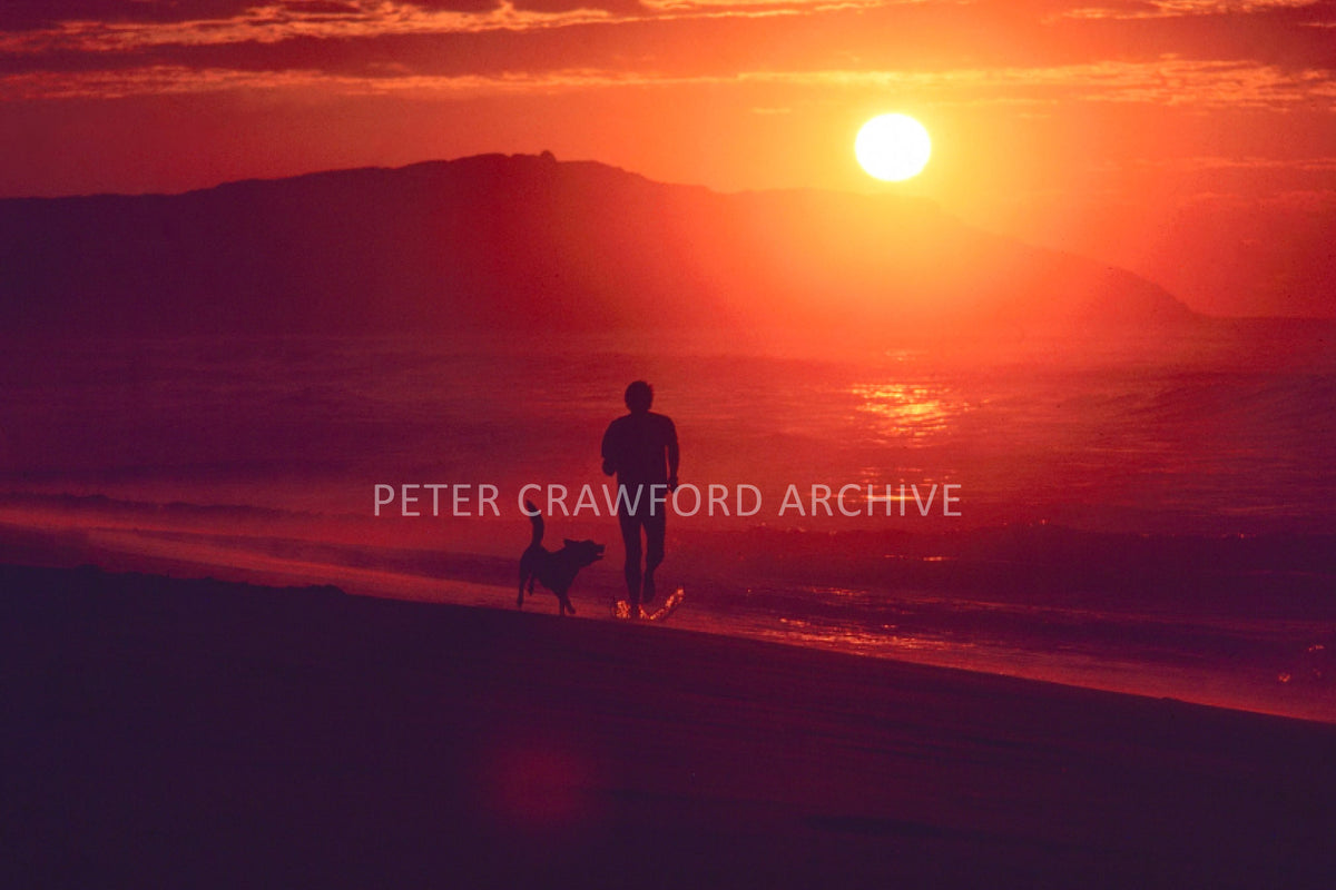 Winter sun at Collaroy in New South Wales, photographed by Peter Crawford.