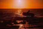 Sunset photographed by Peter Crawford.