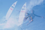 Mark “Occy” Occhilupo in a 1984 double exposure by Peter Crawford.