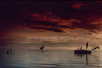 Fiji sunset scene photographed by Peter Crawford.