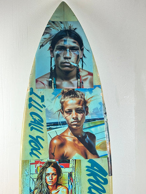 David Bromley - BLUE SURFBOARD