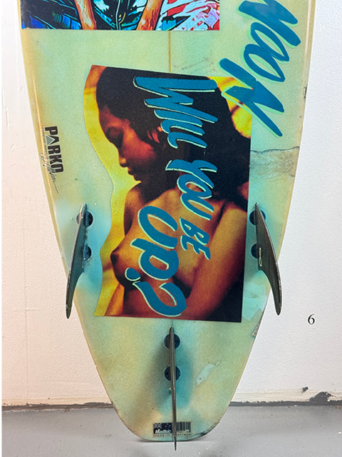 David Bromley - BLUE SURFBOARD