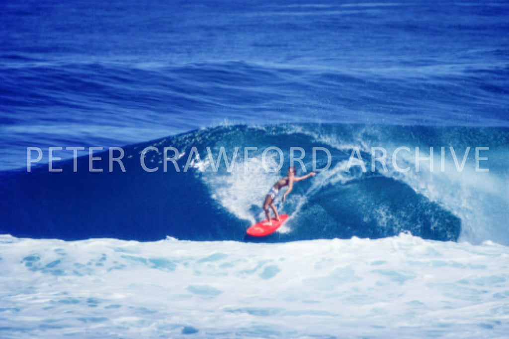 Hawaiian surf study photographed by Peter Crawford.