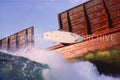 Dave Smith surfing in Bali, Indonesia in 1999, photographed by Peter Crawford.