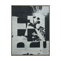 Steve Gorrow DT, 71 cm wide by 93 cm high, artwork and original frame on white.