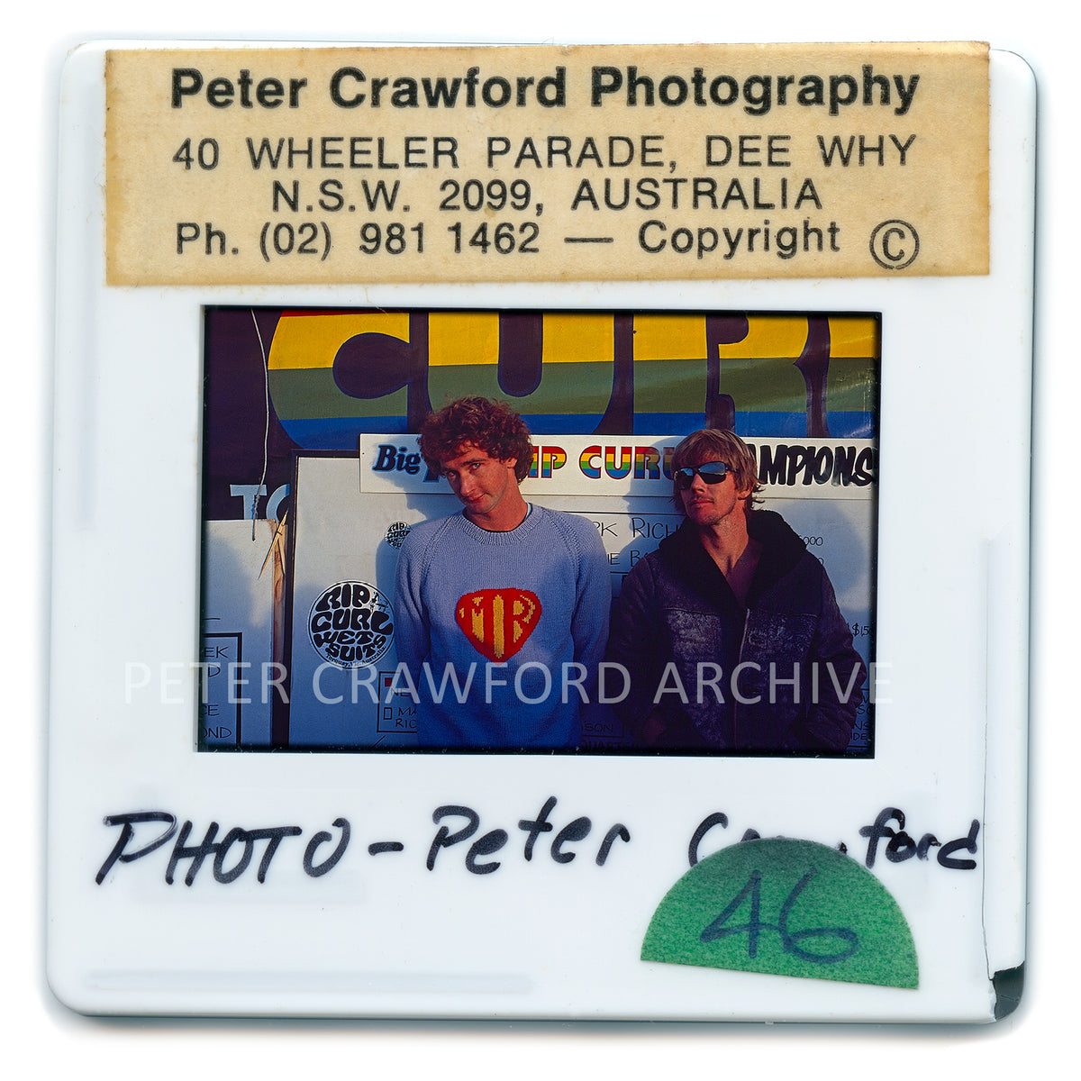 Mark Richards and Wayne Bartholomew, Bells — artwork presentation. Peter Crawford Archive.