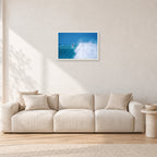 Derek Ho, Backdoor Masters 1988 by Peter Crawford — 60 × 40 cm, white frame, shown in a light minimalist living room.