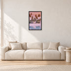 Fiji, Peter Crawford by Peter Crawford — 40 × 60 cm, black frame, shown in a light minimalist living room.