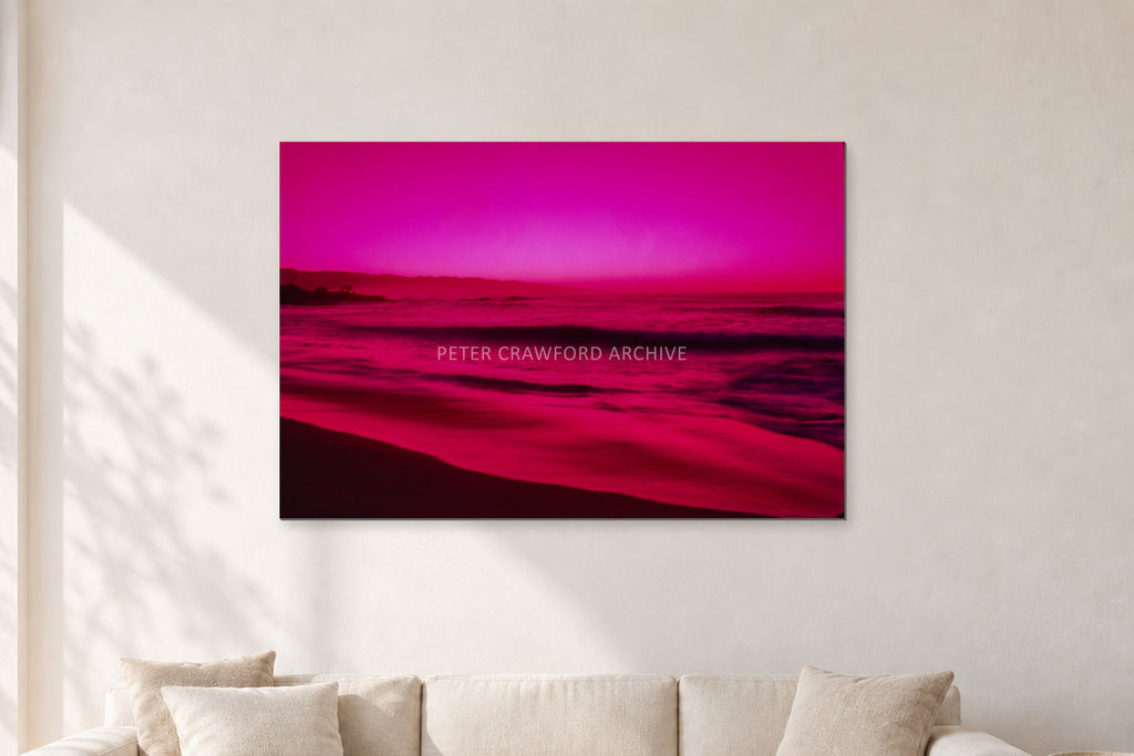 Filter, Peter Crawford by Peter Crawford — 120 × 80 cm, aluminium-mounted resin print, shown in a light minimalist living room.