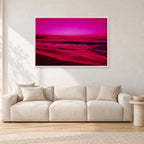 Filter, Peter Crawford by Peter Crawford — 120 × 80 cm, white frame, shown in a light minimalist living room.