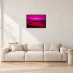 Filter, Peter Crawford by Peter Crawford — 60 × 40 cm, black frame, shown in a light minimalist living room.