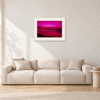 Filter, Peter Crawford by Peter Crawford — 60 × 40 cm, white frame with white mat, shown in a light minimalist living room.