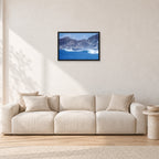 Indo Supremo, Indonesia 1989 by Peter Crawford — 60 × 40 cm, black frame, shown in a light minimalist living room.