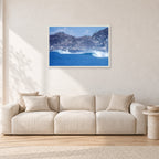 Indo Supremo, Indonesia 1989 by Peter Crawford — 90 × 60 cm, white frame, shown in a light minimalist living room.