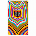 Ozzie Wright - BAD VIBES SHEILD, standalone view of the acrylic painting