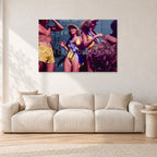 Peter Harris Champ ShowerStubbies 80 by Peter Crawford — 120 × 80 cm, aluminium-mounted resin print, shown in a light minimalist living room.