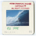 Terry Richardson surfs Aussie Pipe on the NSW South Coast in 1981. Peter Crawford Archive.